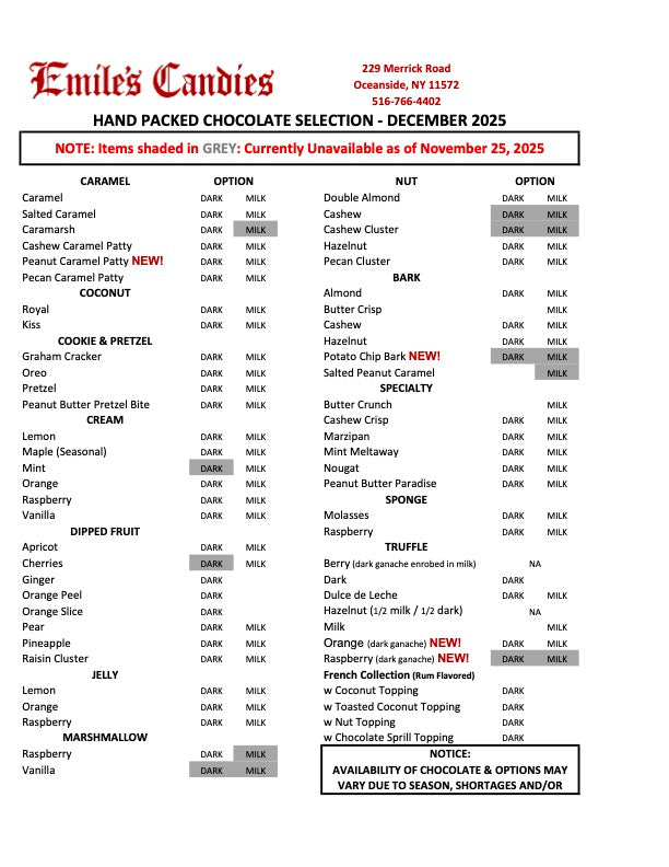 Emile's Handpacked Box 2 Lb.
