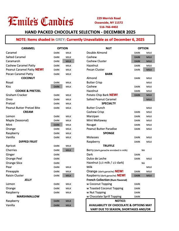 Emile's Handpacked Box 1 1/2 Lb.