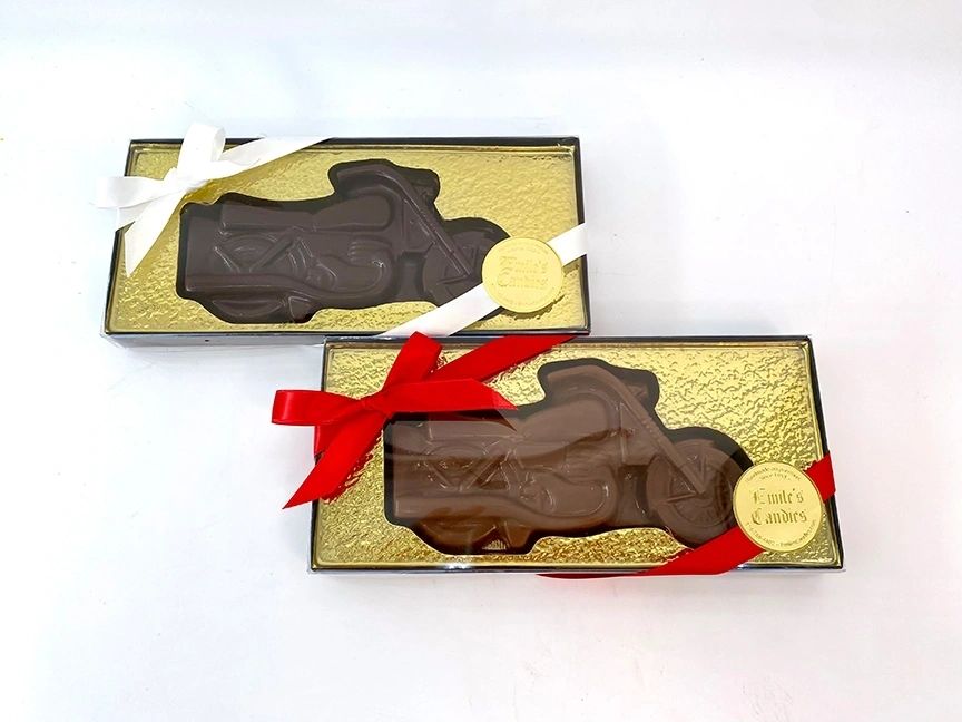 Boxed Chocolate Motorcycle