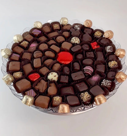 3 pound tray of assorted chocolates