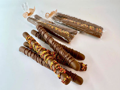 Chocolate Pretzel Rods