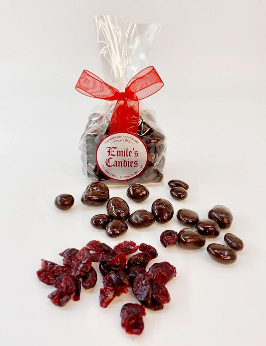Cranberries in 72% Dark Chocolate