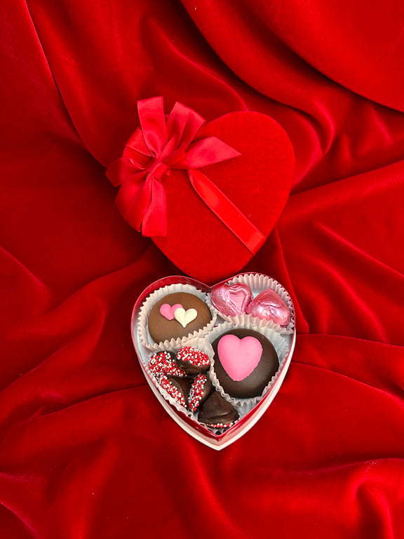 Velvet Valentine Heart with Oreo